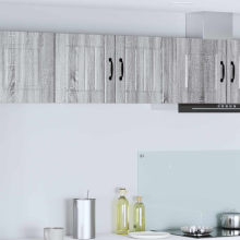 vidaXL Dishwasher Panel Lucca 2 pcs Grey Sonoma 40 x 31 x 40 cm