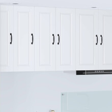 vidaXL Dishwasher Panel 2 pcs White 30 x 31 x 80 cm Engineered Wood