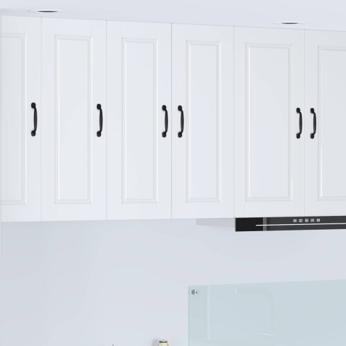 VidaXL vidaXL Dishwasher Panel 2 pcs White 30 x 31 x 80 cm Engineered Wood