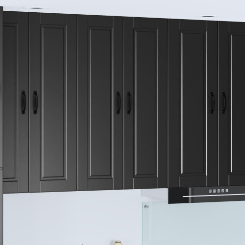 VidaXL vidaXL Dishwasher Panel Black 60 x 31 x 100 cm Engineered Wood