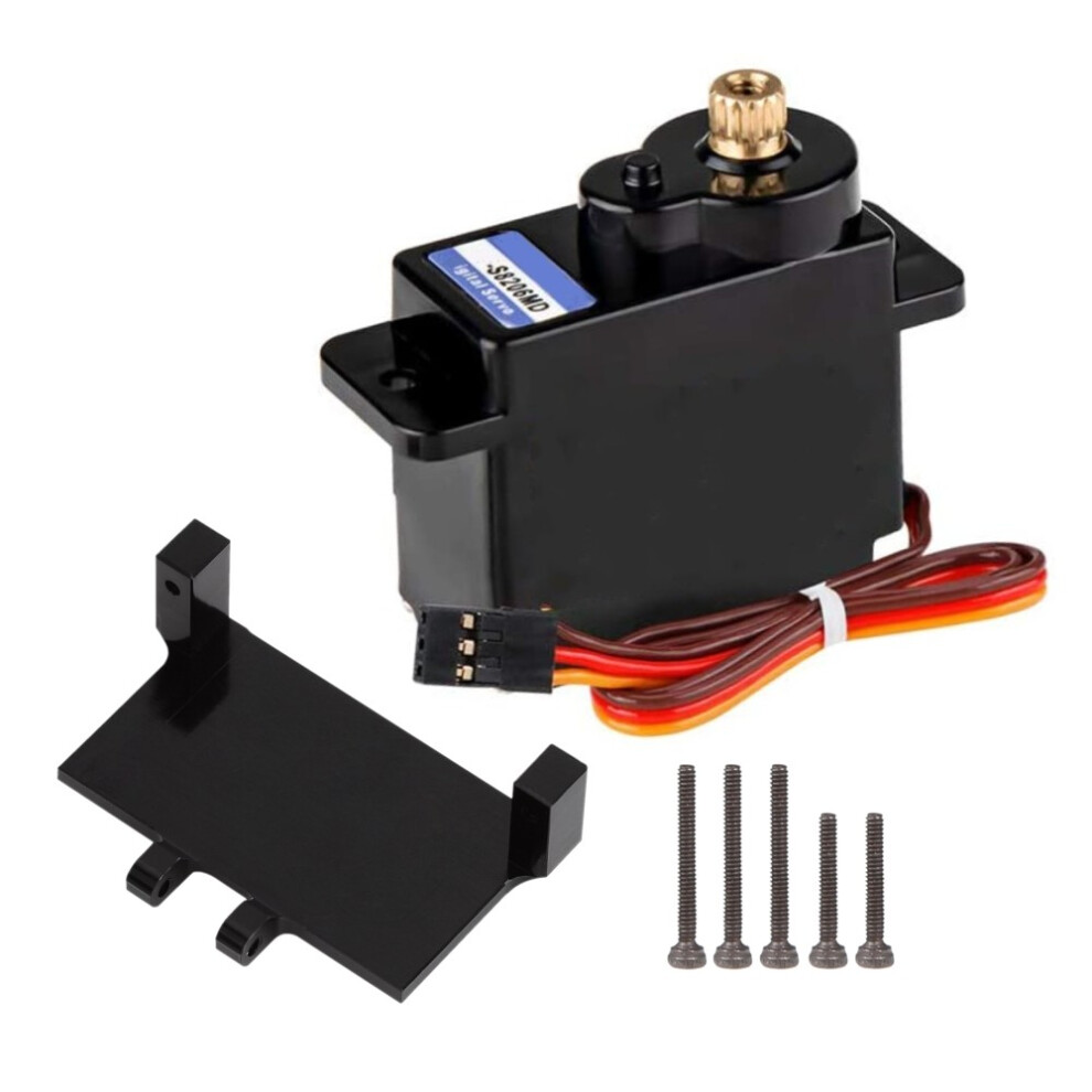 Upgrade Servo Metal Gear & Mount Base For 1/24 Axial Scx24 90081 Rc Crawler Car 110691700544