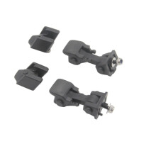 Pair of Front Hood Latch & Bracket for Jeep Wrangler TJ 1997-2006