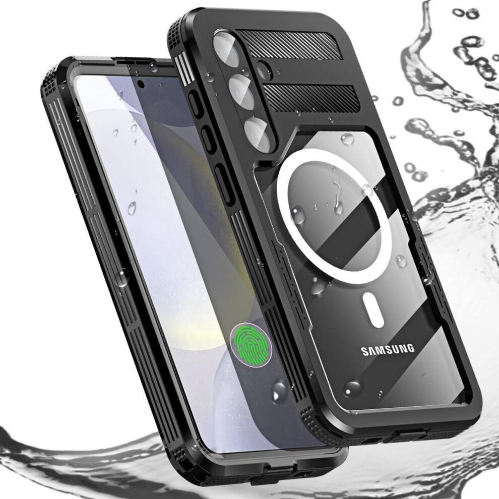 Compatible Samsung Galaxy S25 Waterproof Case With Magnetic Magsafe Charging,Ip68 Waterproof Case For Samsung S25 Case Phone Cover With Screen Protect 609808357226
