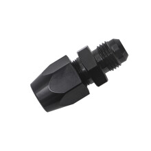 2PCS Universal Straight Adapter AN6-3/8 NPT Swivel Oil Pipe Joint Auto Parts