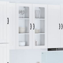 vidaXL Dishwasher Panel White 40 x 31 x 100 cm Engineered Wood