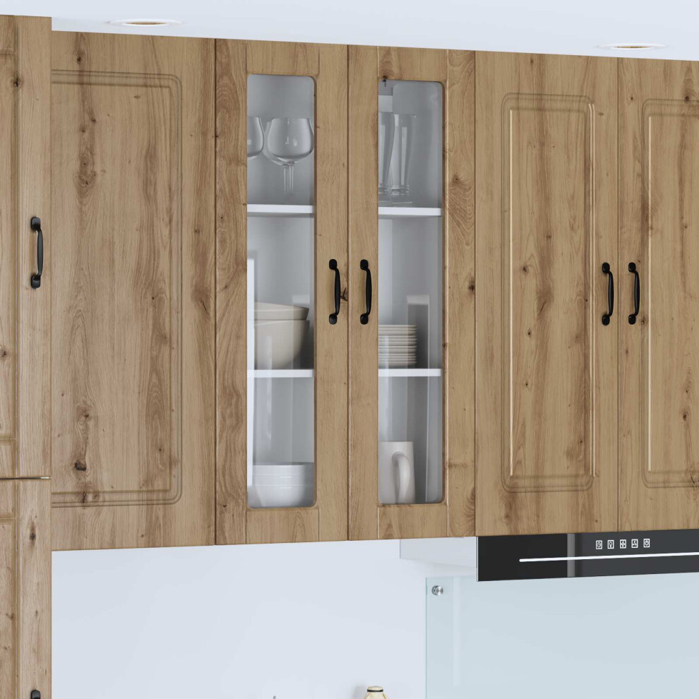 Vidaxl Dishwasher Panel Artisan Oak 60 X 31 X 100 Cm Engineered Wood