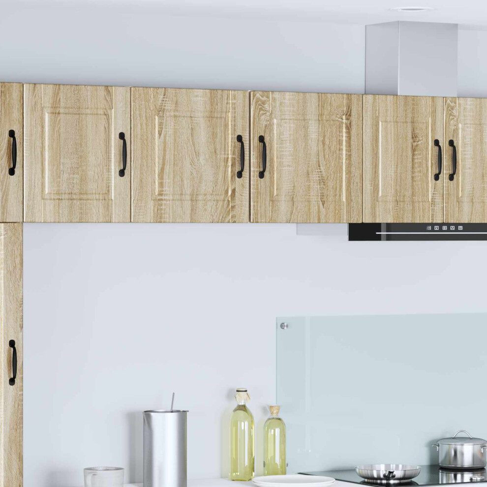 Vidaxl Kitchen Wall Cabinet 2 Pcs Concrete Grey 50 X 31 X 40 Cm - Image 2