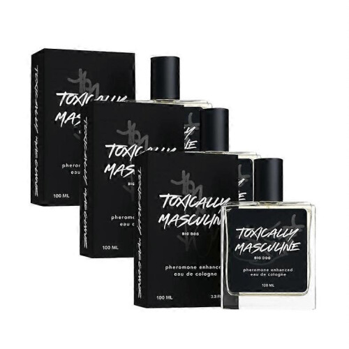 (3PCS) 1-5x 100ml Masculine - Pheromone Infused Eau de Cologne for Man