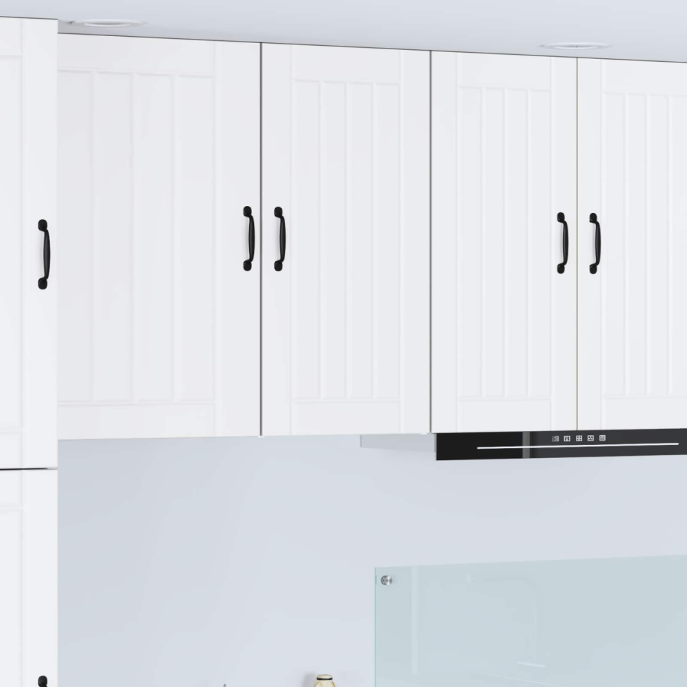 Vidaxl Dishwasher Panel Lucca White 40 X 31 X 80 Cm Engineered Wood