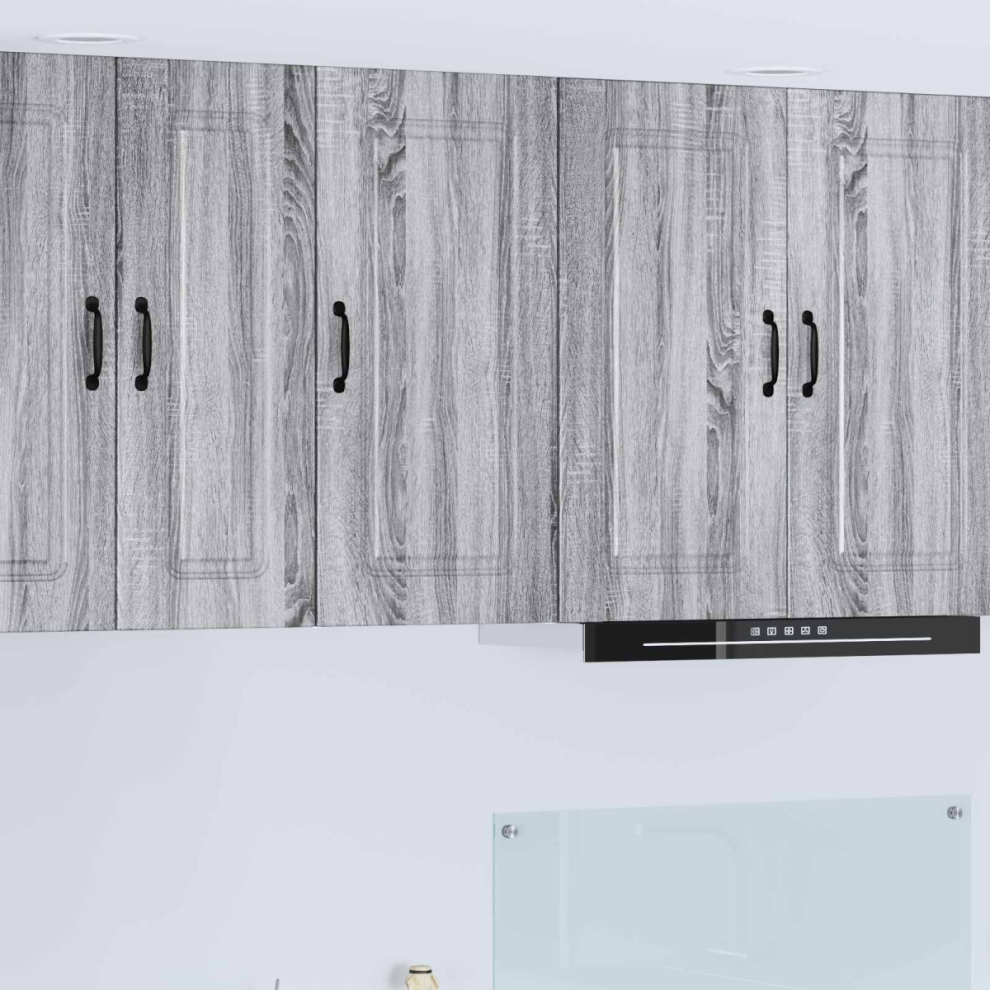 Vidaxl Dishwasher Panel Kalmar Sonoma 40 X 31 X 80 Cm Grey