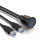 (1M) Dual USB 3.0 Extender Car Boat Motorcycle Dash Flush Mount Dashboard Panel Cable 1