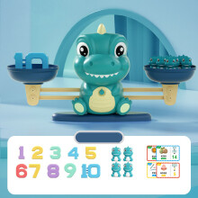 (blue) Balance Children Eduction Toys Math Logic Thinking Training Game Interactive Parent-child Math English Learning Toys