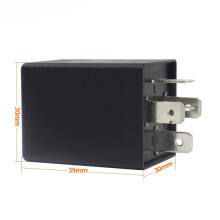 12V 5-Pin EP27 FL27 LED Flasher Relay Fix For LED Turn Signal Lamps Hyper Flash