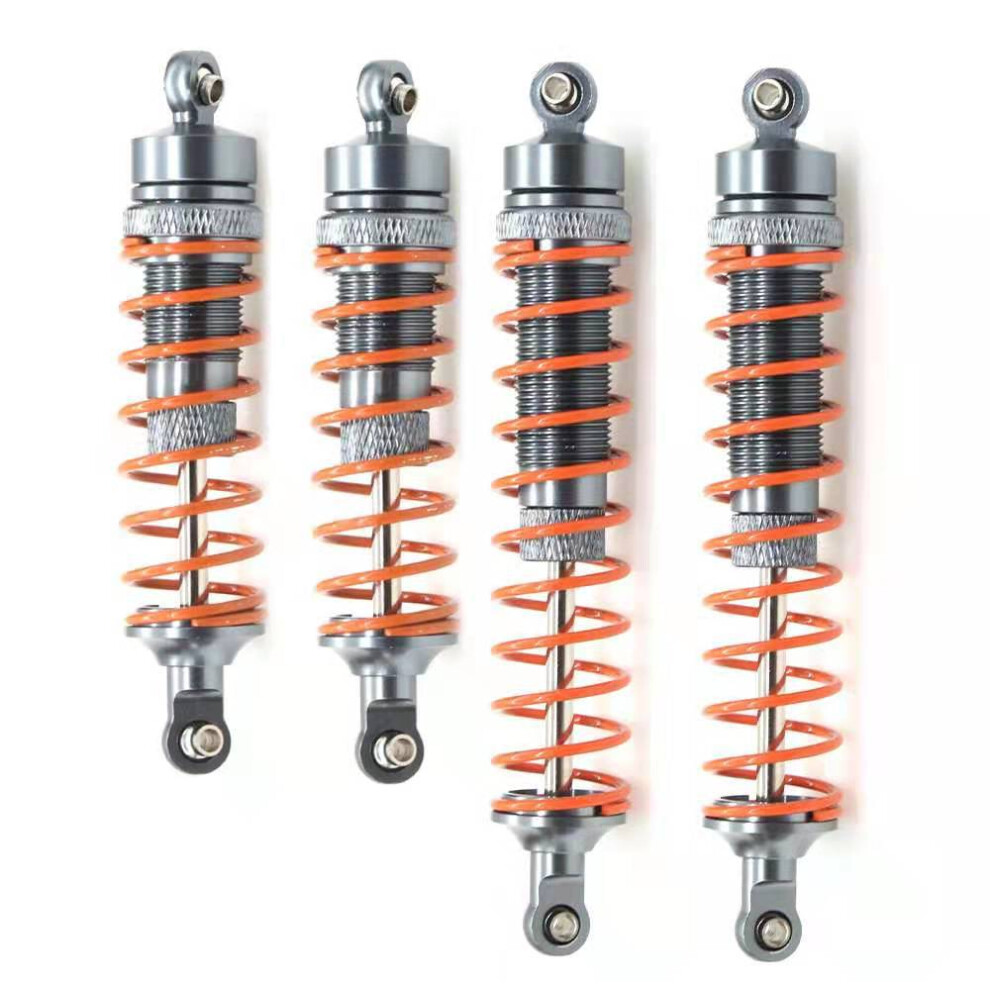 (Titanium) 4Pcs Metal Front & Rear Shock Absorber For 1/10 Traxxas Slash Rustler 4X4 Vxl Rc 110691700483