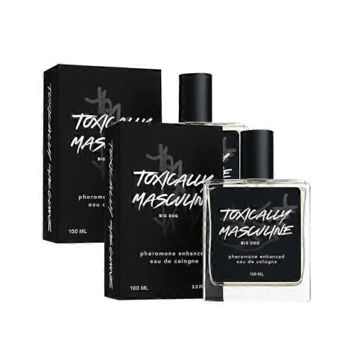 (2PCS) 1-5x 100ml Masculine - Pheromone Infused Eau de Cologne for Man