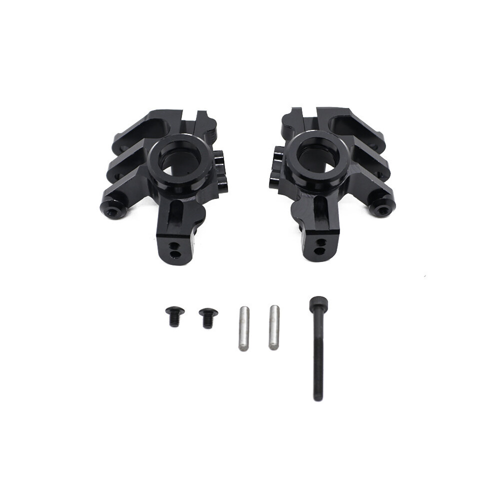(1Pair Front Steering Cup (Black)) Front Steering Knuckle Cup C Hub Caster Mount For 1/10 Axial Rbx10 Ryft 4Wd Rc Black 110691700278