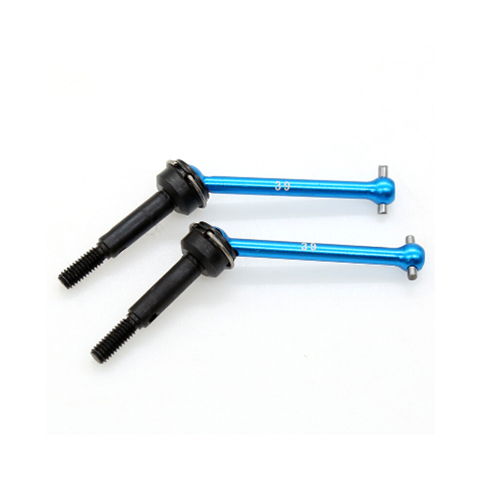 (2Pcs Rear Shaft (39Mm )) Front & Rear Universal Shaft Cvd Drive Shaft For 1/10 Tamiya Xv-01 Tc-01 Rc Car 110691700643