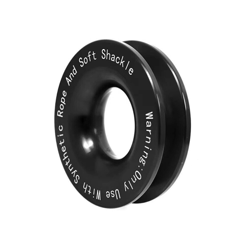 (Black) Heavy Duty Winch Snatch Recovery Ring For Suv Atv Off Road Towing Kri 110691677068