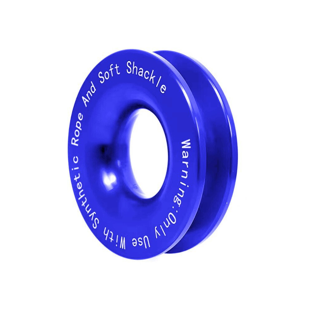 (Blue) Heavy Duty Winch Snatch Recovery Ring For Suv Atv Off Road Towing Kri 110691677075