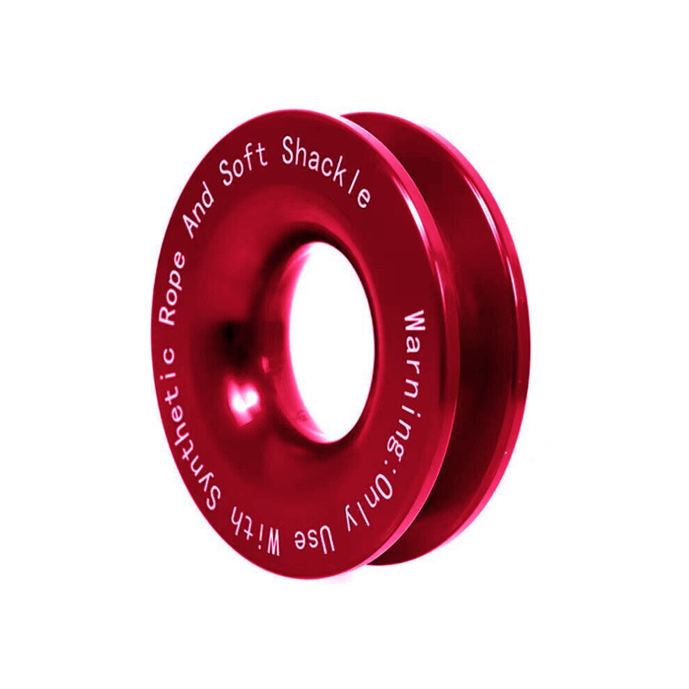 (Red) Heavy Duty Winch Snatch Recovery Ring For Suv Atv Off Road Towing Kri 110691677082