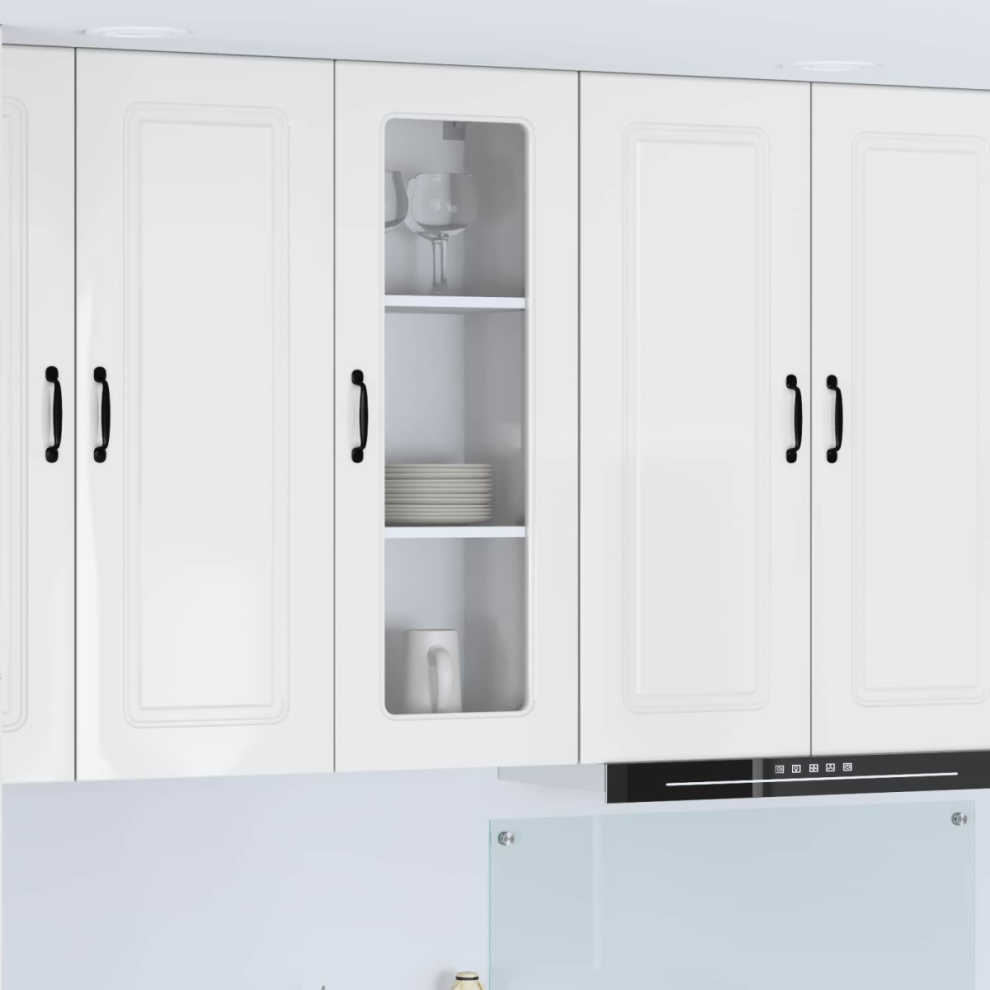 Vidaxl Dishwasher Panel Kalmar High Gloss 40 X 31 X 100 Cm White