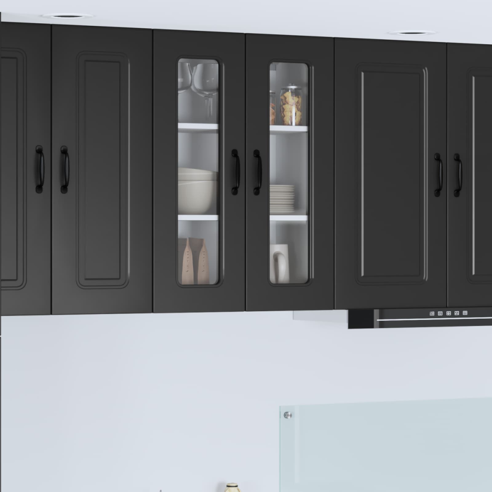 Vidaxl Dishwasher Panel Kalmar 60 X 31 X 80 Cm Engineered Wood Black