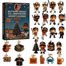 Major League Baseball Team Commemorative Christmas Blind Box Countdown to the Advent Christmas Tree Decoration