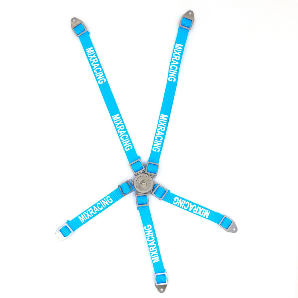 (Blue) 1:10 Seat Belt For 1/10 Rc Crawler Car Axial Scx10 Rr10 Wraith Traxxas Trx-4 Blue 110691700681