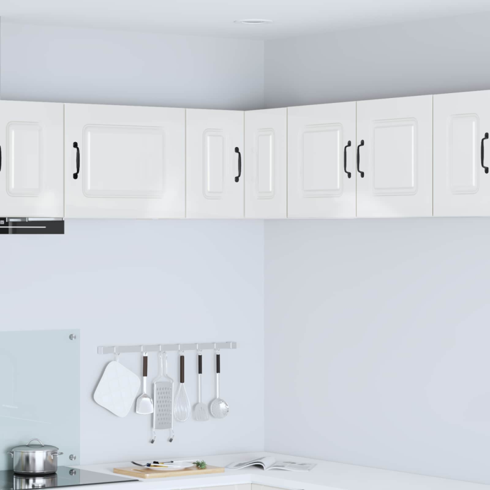 Vidaxl Dishwasher Panel Kalmar High Gloss 57 X 57 X 40 Cm White