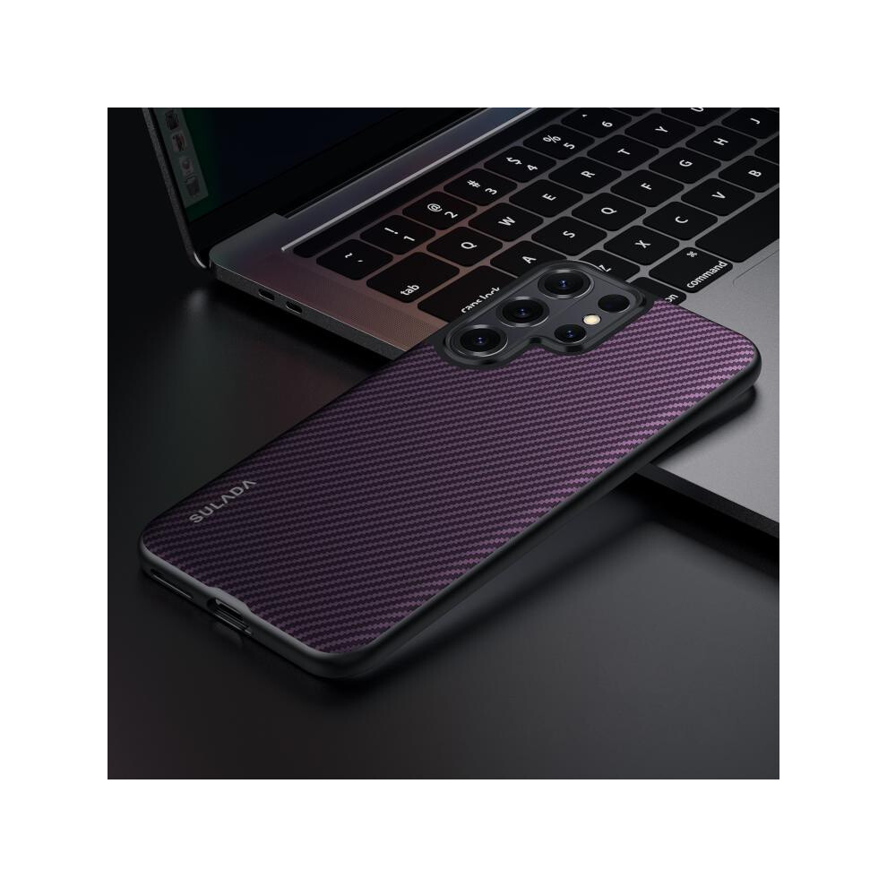Sulada Gentleman Series 600D Kevlar Textured Pc Shockproof Phone Case Compatible Gift Samsung Galaxy S26 Ultra 5G (Purple):For Samsung Galaxy S26 Ult Purple 3042090299114