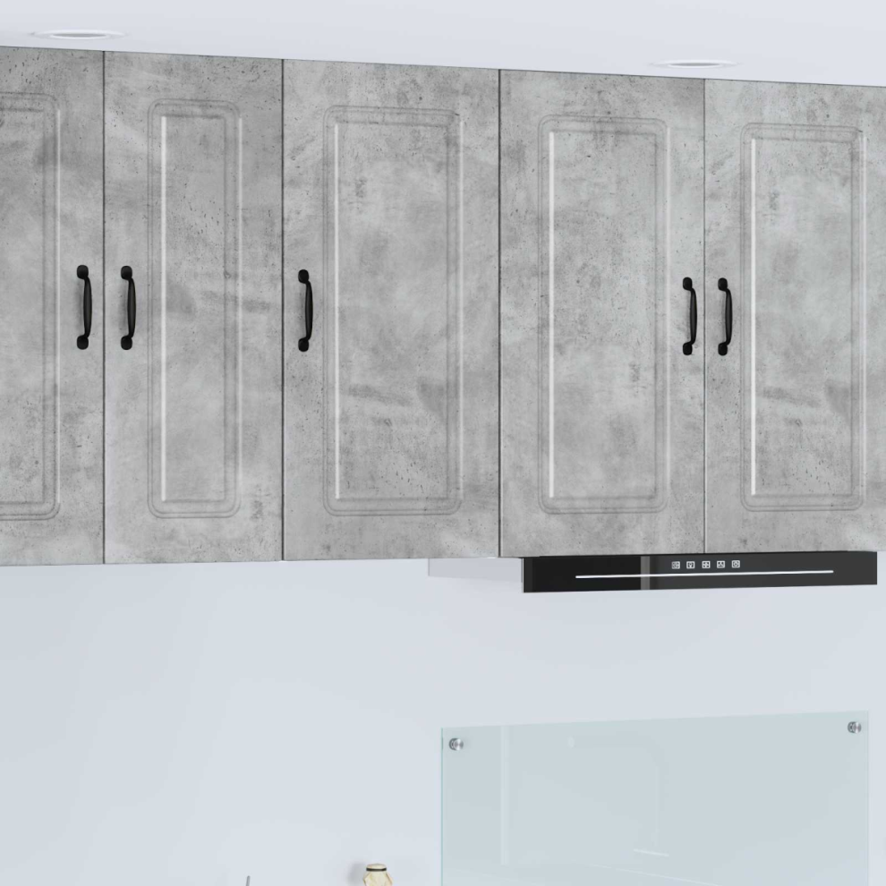 Vidaxl Dishwasher Panel Kalmar Concrete 40 X 31 X 80 Cm Grey