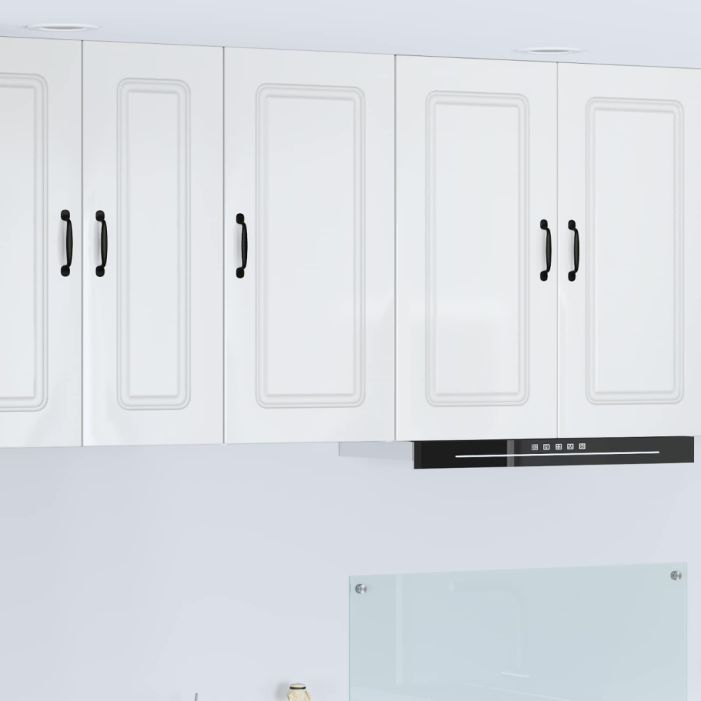 Vidaxl Dishwasher Panel Kalmar High Gloss 40 X 31 X 80 Cm White
