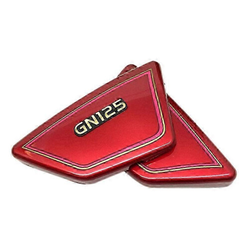 GN125 motorcycle side covers - Red battery frame panels compatible with GN 125 1