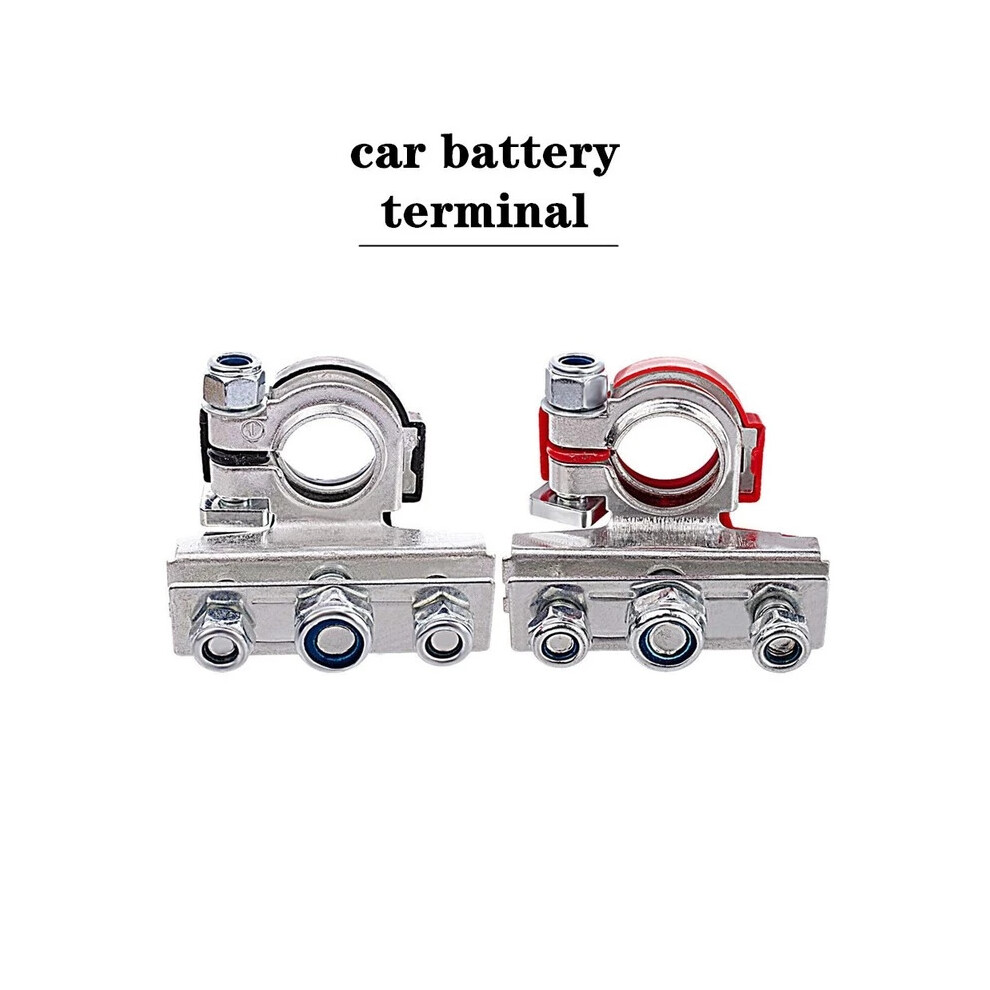 1Pair 12V 24V Automotive Car Top Post Battery Terminals Wire Cable Clamp Terminal Connectors Car Accessories 110691677488