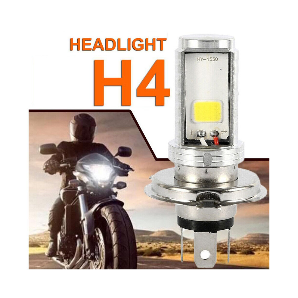 H4 Led Motorcycle Head Bulb 6000K Hi/Lo Beam Fog Conversion Kit White/Light 110691667199