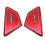 GN125 motorcycle side covers - Red battery frame panels compatible with GN 125 5