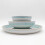 Reactive Blue Glaze Dinnerware Salad Bowl 4pc Set 19.5cm 3