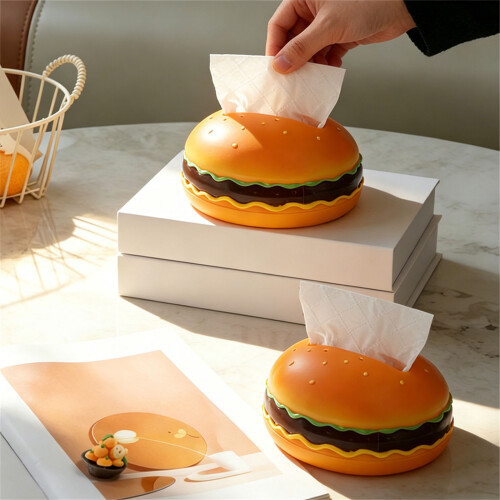 Convenient Burger Shaped Tissue Case Stylish Paper Towel Holder 1