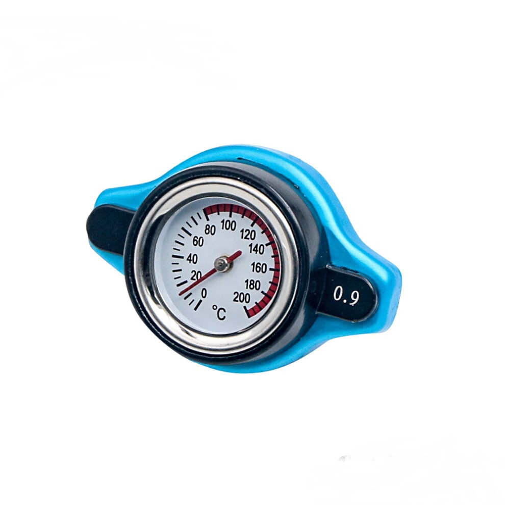 (0.9 Bar) 0.9/1.1/1.3 Bar Thermostatic Radiator Cap 13 Psi Pressure Rating With Temperature Gauge 413590924708