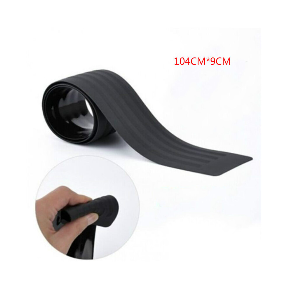 (104Cm) Car Rubber Rear Bumper Protector Trim Strip Trunk Sill Guard Scratch Pad Cover 113121315073