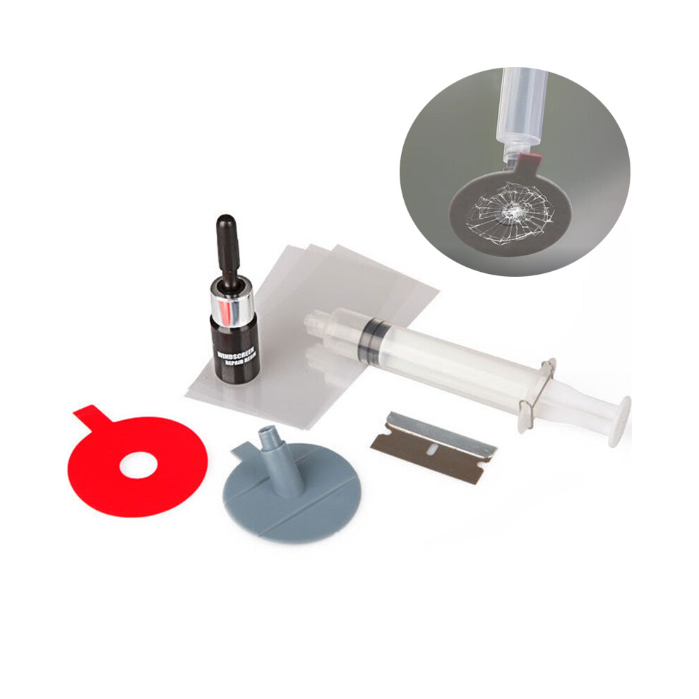 Practical Diy Car Windshield Repair Kit Tools Auto Glass Windscreen Repair Set 110691678324