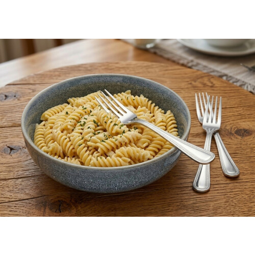 Reactive Ash Blue Glaze Dinnerware Pasta Bowl 4pc Set 20cm 2
