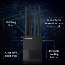 (US PLUG) CF-WR617AC 1200Mbps Home WiFi Repeater 2.4G&5G Gigabit Dual-Band Range Extender 4*5dbi Antenna Wireless Router