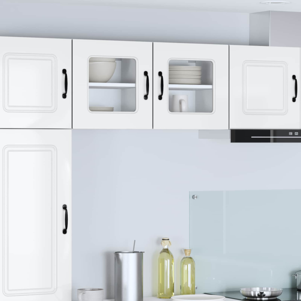 Vidaxl Dishwasher Panel Kalmar 2 Pcs High Gloss 40 X 31 X 40 Cm White