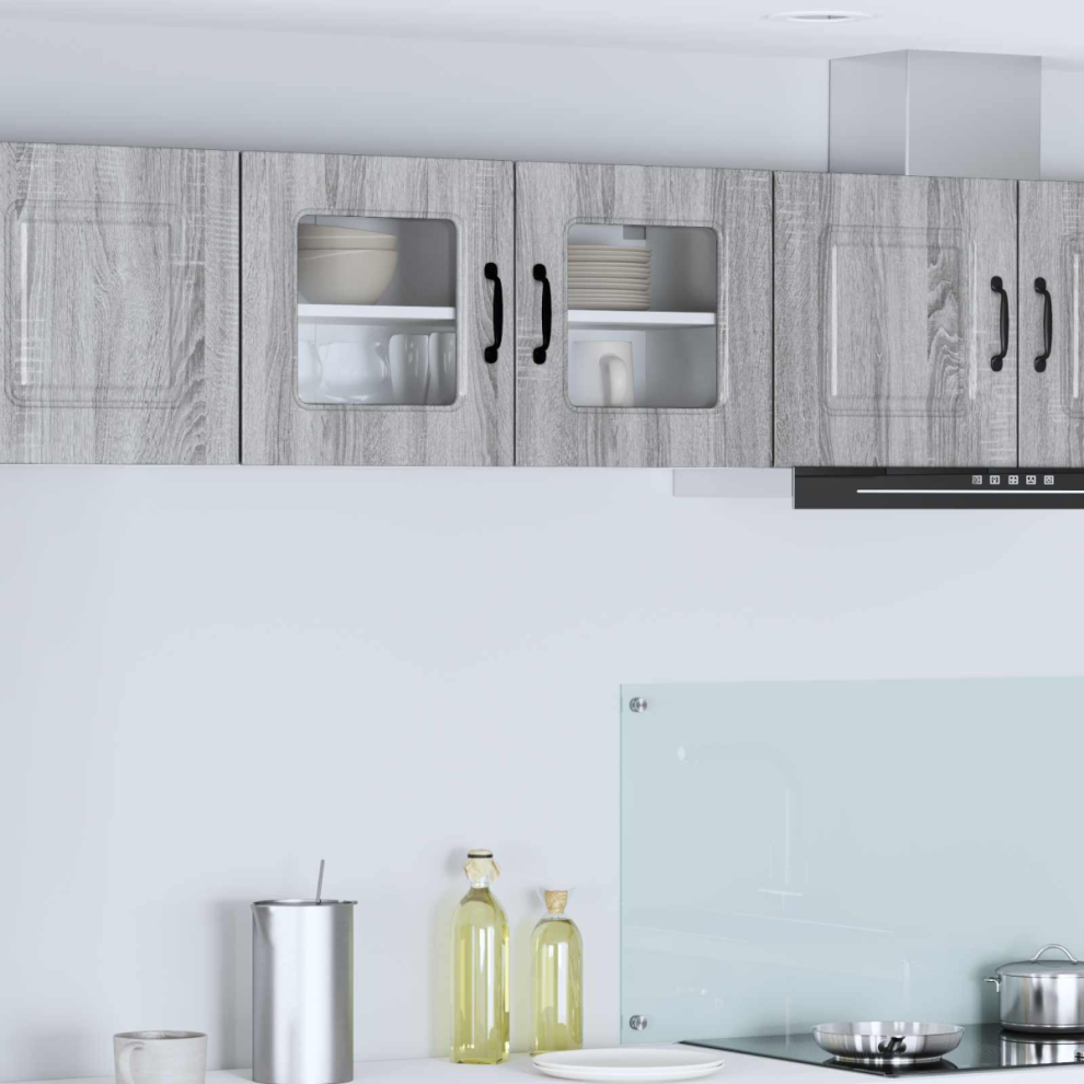 Vidaxl Dishwasher Panel Kalmar Sonoma 80 X 31 X 40 Cm Grey