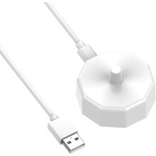 Charger for Braun Oral-B Electric Toothbrushes, Portable Charging Base Power Cable Cord for Oral-B Toothbrushes, Type 3757 - White