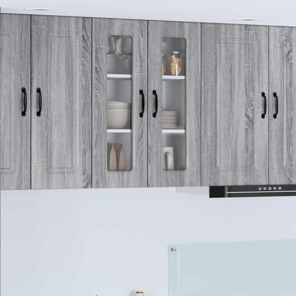 Vidaxl Dishwasher Panel Kalmar Sonoma 60 X 31 X 80 Cm Grey