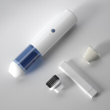 (White) Portable Wireless Dual-Use High-Power Handheld Car Hoover for Home and Car