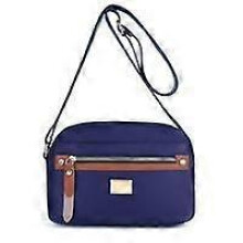 (Blue) 9 Colors Popularate Nylon Crossbody Bag,Waterproof Shoulder Bags with Multi Pockets