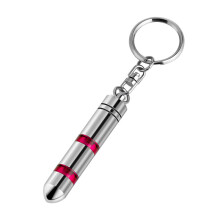 (Red) Static Eliminator Human Static Discharger Car Discharge Static Bar Keychain